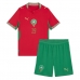 Camiseta Marruecos Youssef En-Nesyri #19 Primera Equipación Replica Mundial 2026 para niños mangas cortas (+ Pantalones cortos)